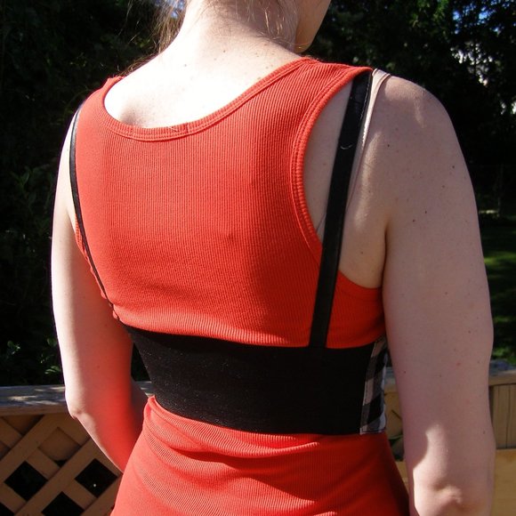 NWOT size SM Checkered Underbust Harness - Picture 4 of 16